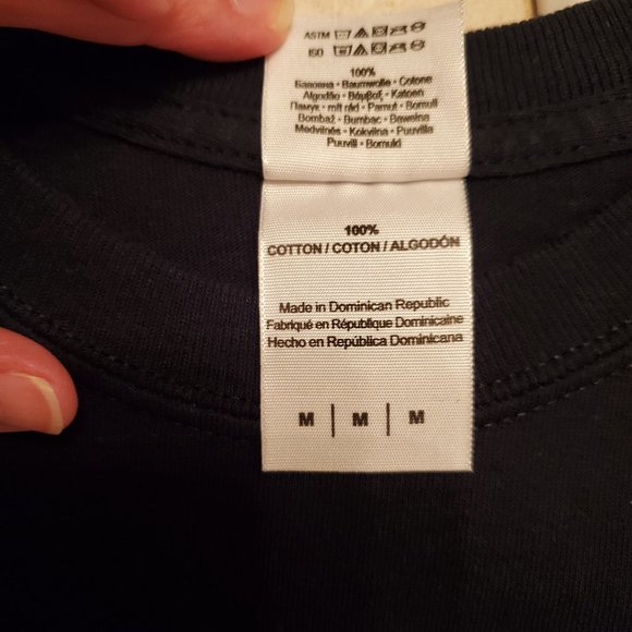 Ladies Black Pirate Themed T-shirt, Gildan, Blk, M - Picture 3 of 4